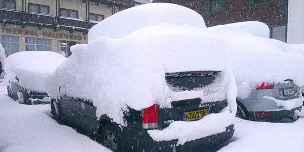 Wintereinbruch in Österreich