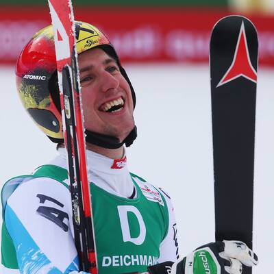 So jubelt Hirscher über RTL-Silber