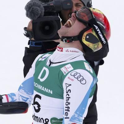 So jubelt Hirscher über RTL-Silber