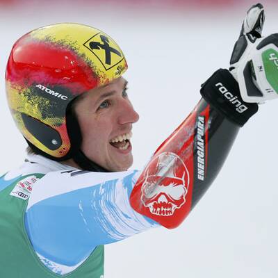 So jubelt Hirscher über RTL-Silber