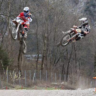 Hirscher beim Training mit dem Weltmeister