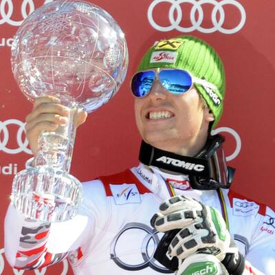 Große Kristallkugel für Hirscher