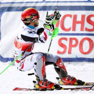 So jubelte Hirscher über Slalom-Kristall