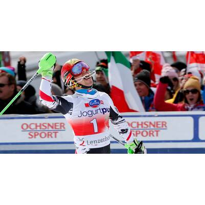 So jubelte Hirscher über Slalom-Kristall
