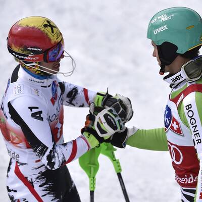 So jubelte Hirscher über Slalom-Kristall
