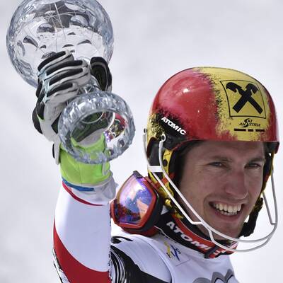 So jubelte Hirscher über Slalom-Kristall