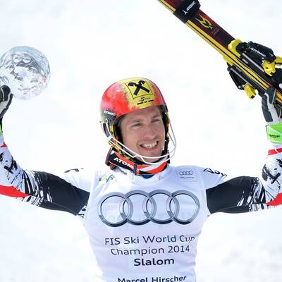 So jubelte Hirscher über Slalom-Kristall