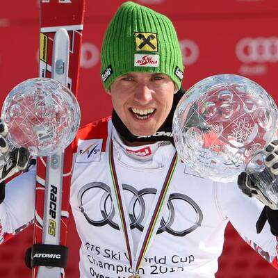 Große Kristallkugel für Hirscher