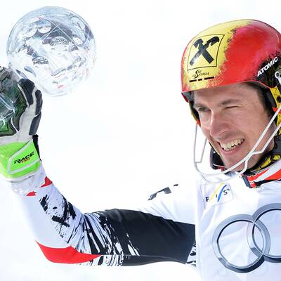 So jubelte Hirscher über Slalom-Kristall