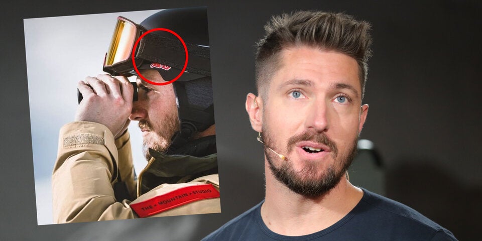 Hirscher zeigt sich mit Red Bull am Helm