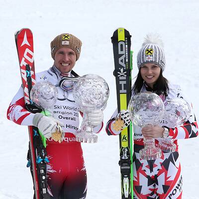 Hirscher & Fenninger feiern Weltcup-Triumph