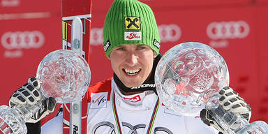 Hirscher winken drei Mal Kristall