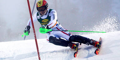 Hirscher fährt in Val d'Isere aufs Podest