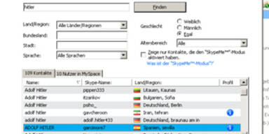 124 Skype-User als Hitler registriert