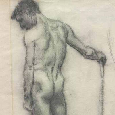 Hitler malte nackten Männerhintern