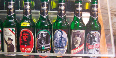 Hitlerbier im Regal