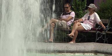 Abk&uuml;hlung in der Hitze.