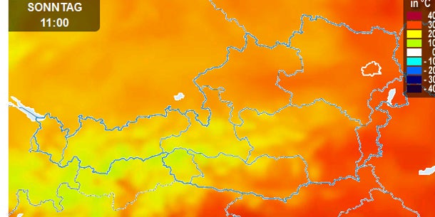 Heftige Gewitter in Österreich