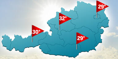 Wo heute Temperatur-Rekorde fallen