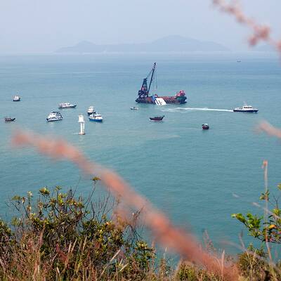 Schiffsunglück in Hongkong 