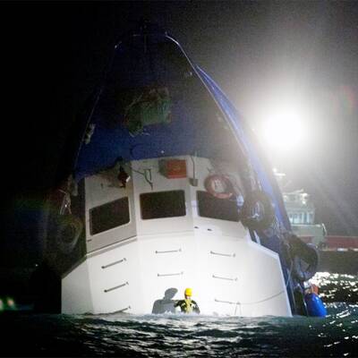 Schiffsunglück in Hongkong 