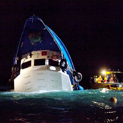 Schiffsunglück in Hongkong 