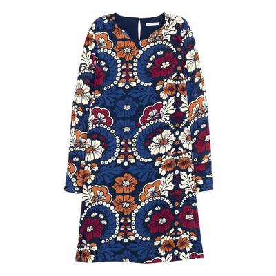 Krepppants mit raffiniertem Ornamentikmuster, comma,  89,99 EUR