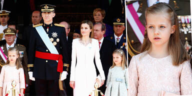 Felipe, Letizia, Leonor und Sofia von Spanien