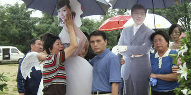 Posthume Hochzeit für Brautpaar in China