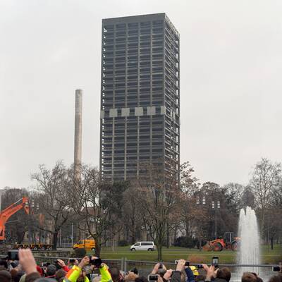 Spektakuläre Sprengung in Deutschland