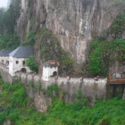 Felssturz auf Burg Hochosterwitz