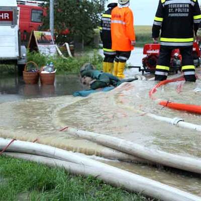 Niederösterreich versinkt im Wasser