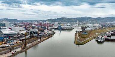 Hochwasserschutz f&uuml;r den Linzer Hafen.