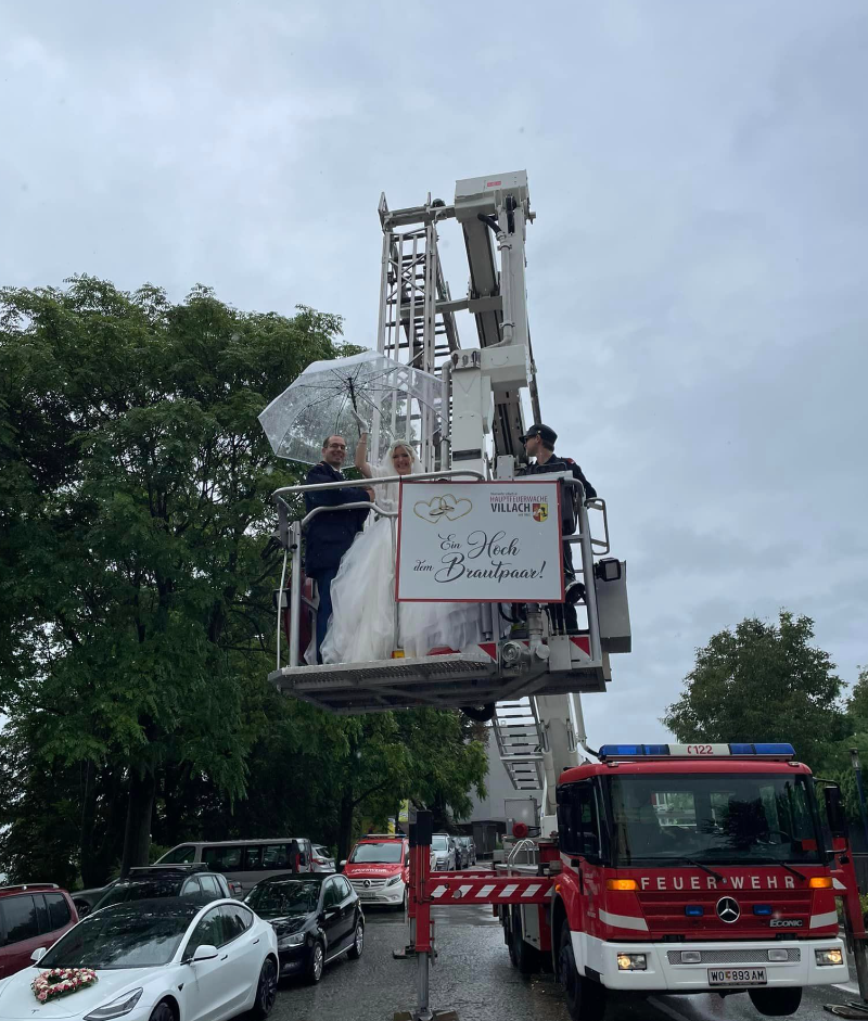 Hochzeit zwischen Unwettern