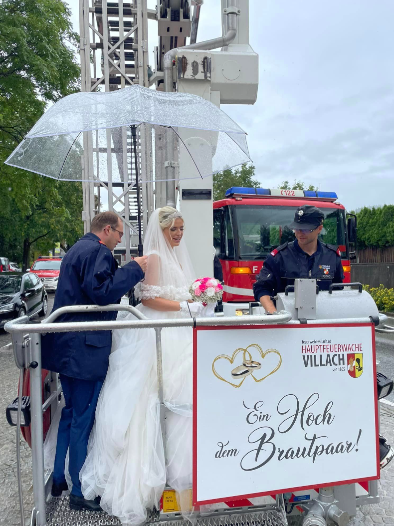 Hochzeit zwischen Unwettern