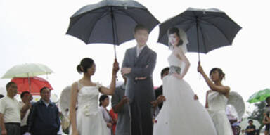Posthume Hochzeit für Brautpaar in China