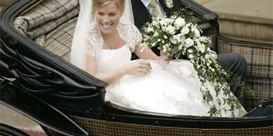 Queen-Enkel Peter Phillips heiratete in Windsor