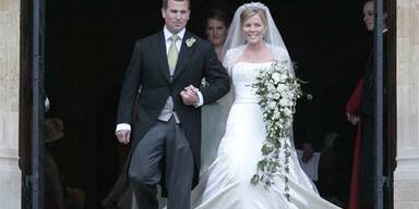 Queen-Enkel Peter Phillips heiratete in Windsor