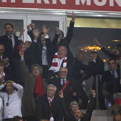 So jubelte Hoeneß im Stadion