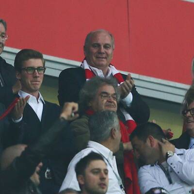 So jubelte Hoeneß im Stadion
