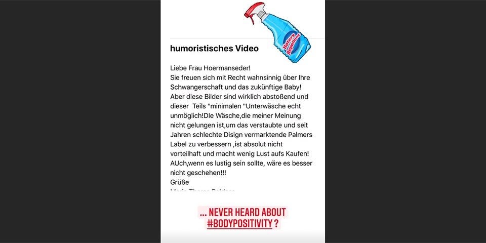 Marina Hoermanseder: Babybauch als 'abstoßend' bezeichnet