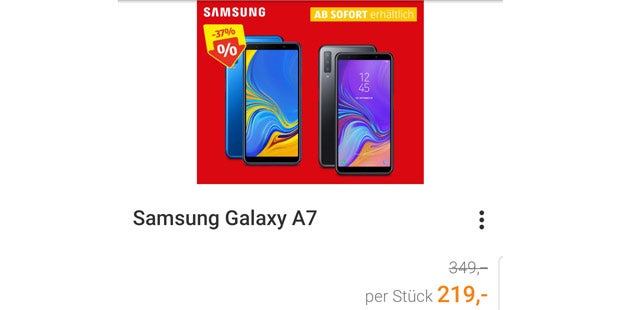 Samsung Galaxy A7 bei Hofer zum Kampfpreis