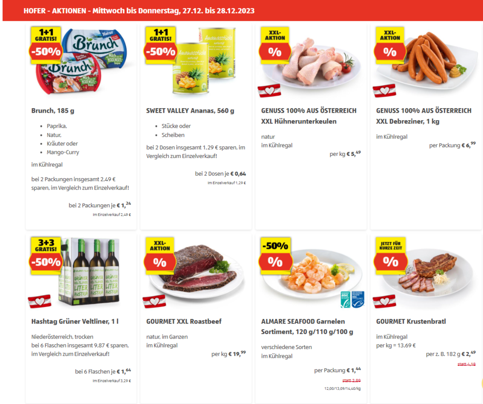 Hofer lockt jetzt mit Mega-Angeboten