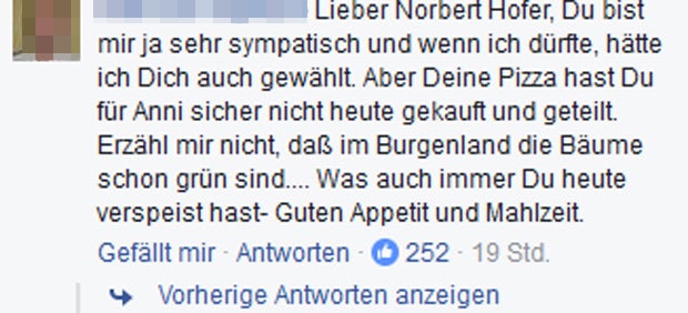 Norbert Hofer: Wirbel um Facebook-Posting