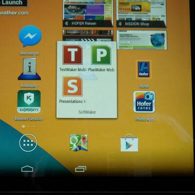 Android 4.4 Tablet von Hofer