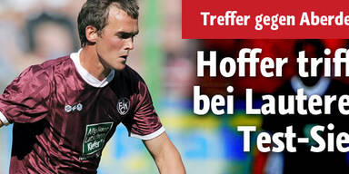 Hoffer trifft bei Lauterer Test-Sieg