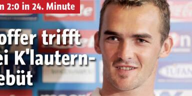 Hoffer trifft bei K'lautern-Debüt