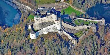 Der Bauernaufstand wird nachgestellt.