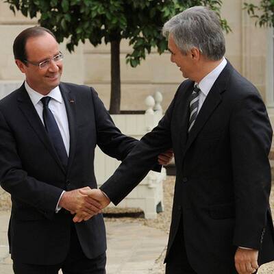 Werner Faymann / Francois Hollande 