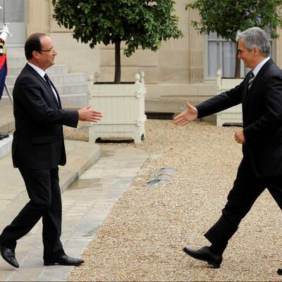 Werner Faymann / Francois Hollande 